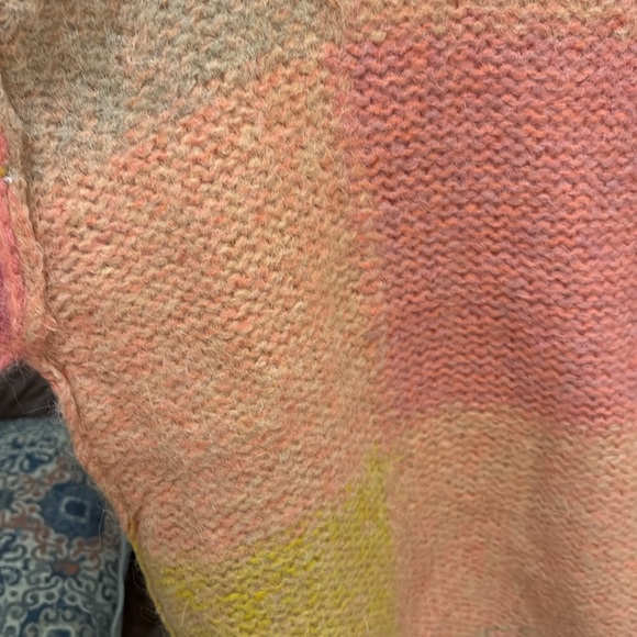 NWT Free People Domino Prairie Sunset Alpaca Wool Blend Pullover Knit Sweater. - Picture 11 of 17